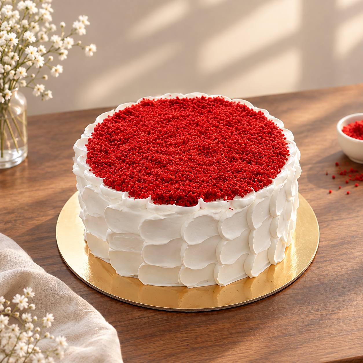 Vegan red velvet cake